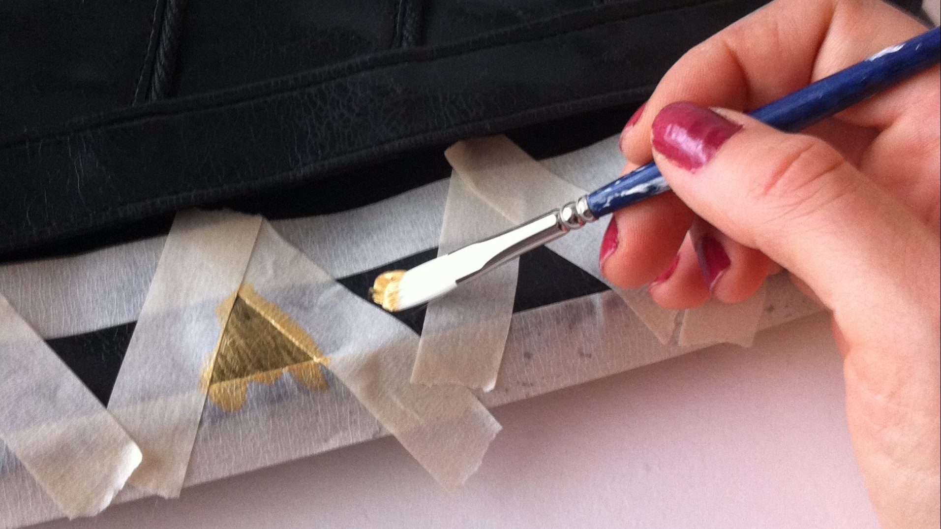 DIY Painted Clutch IMG_2575