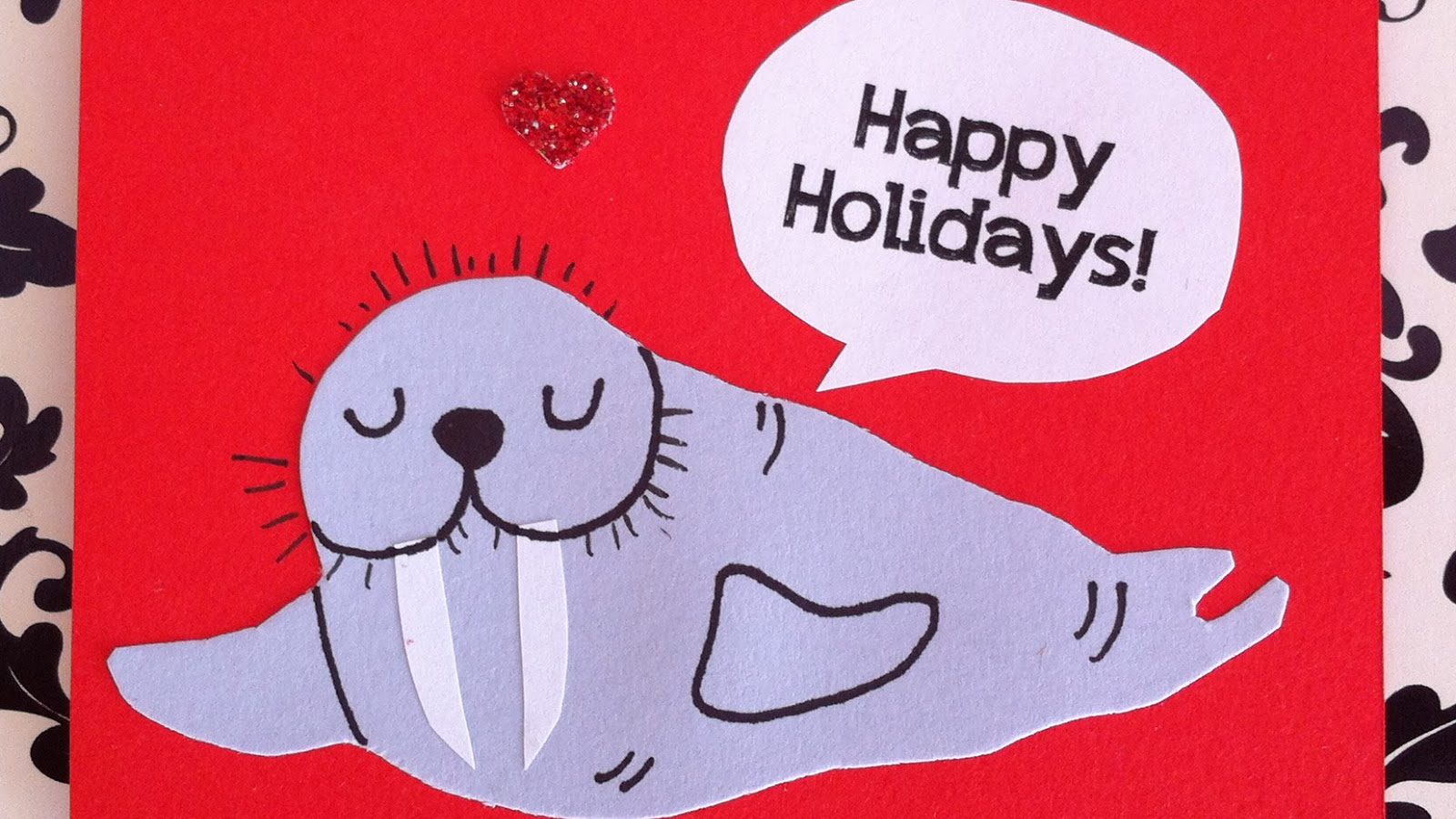 Walrus Holiday Cards! IMG_3849