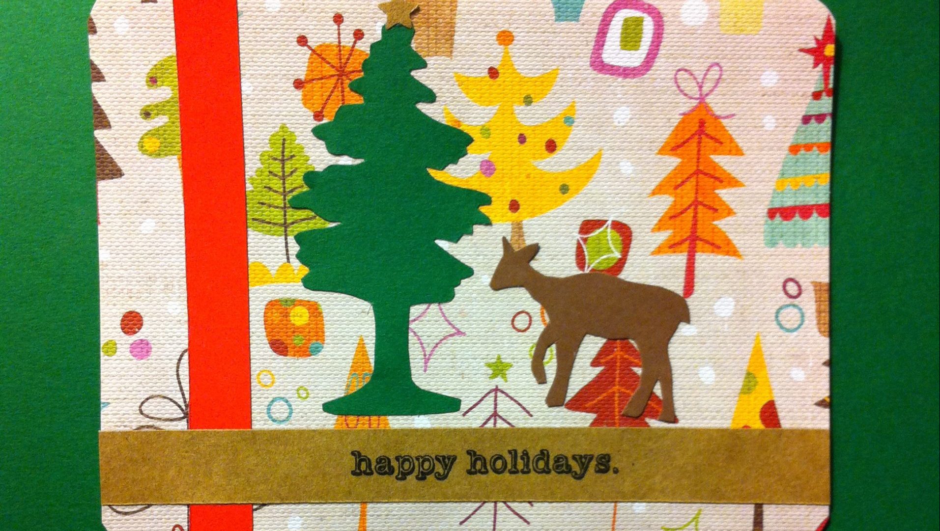 DIY Woodland Holiday Cards IMG_2167
