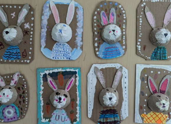Recycled bunny craft! PXL_20250417_182502254
